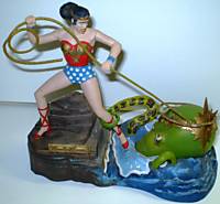 Vintage 1966 AURORA Model WONDER WOMAN Built Painted